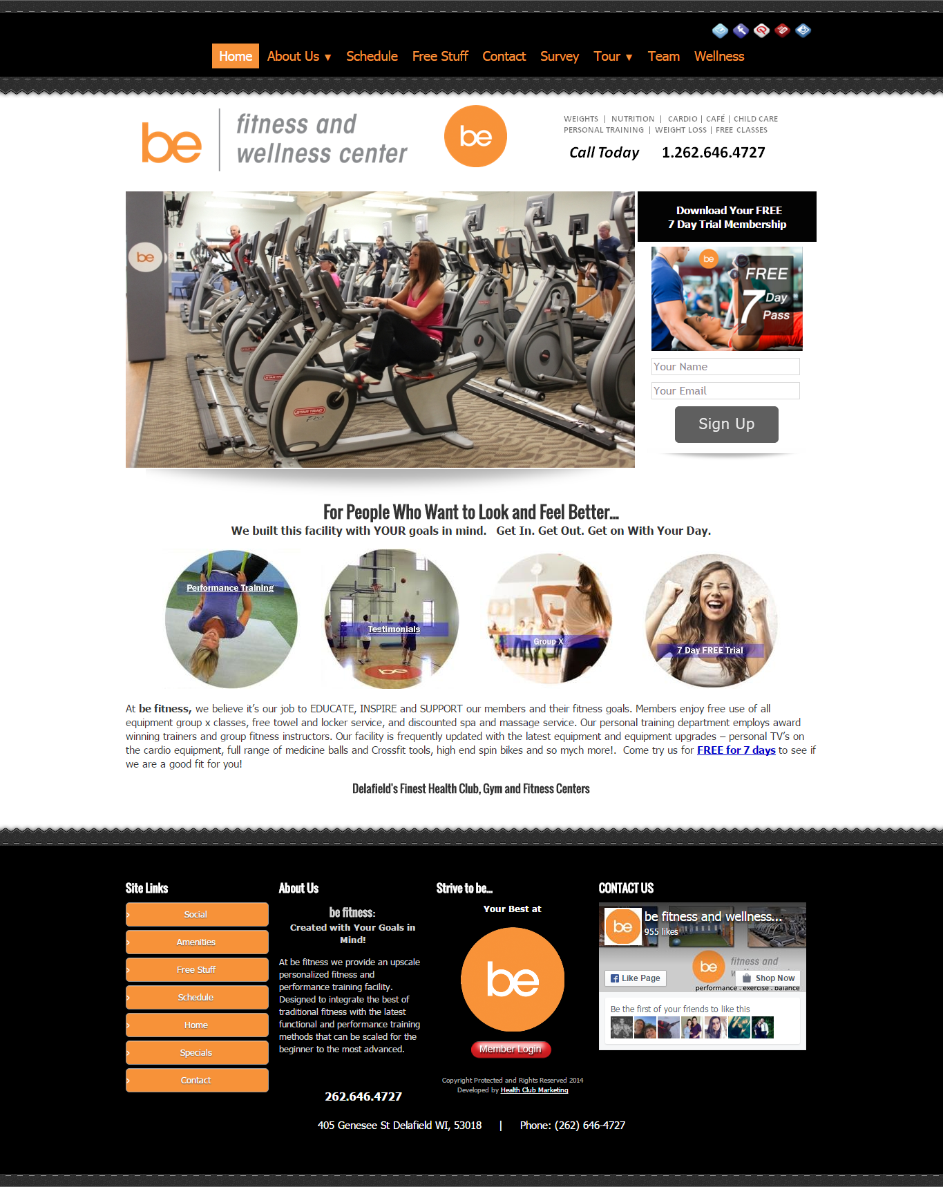 be Fitness Delafield s 1 Health Club Gym and Weight Loss Destination